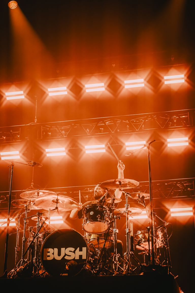 Bush performing live at AEC Theatre in Adelaide